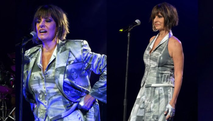 Fernanda para o disco em parceria com Fausto Fawcett, Carlos Laufer e Hermano Vi