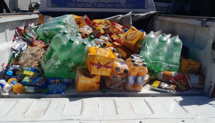 Produtos estavam fora do prazo de validade e acondicionados de forma inadequada. Foto: Cortesia